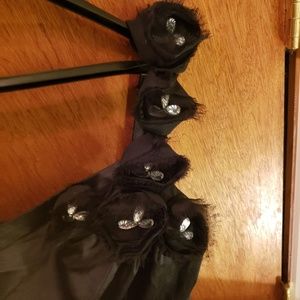 Little black one shoulder strap dress